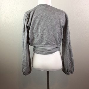 skylar+madison Tops - Crop top sweater with wrap waist skylar+madison Tops - Crop top sweater with wrap waist